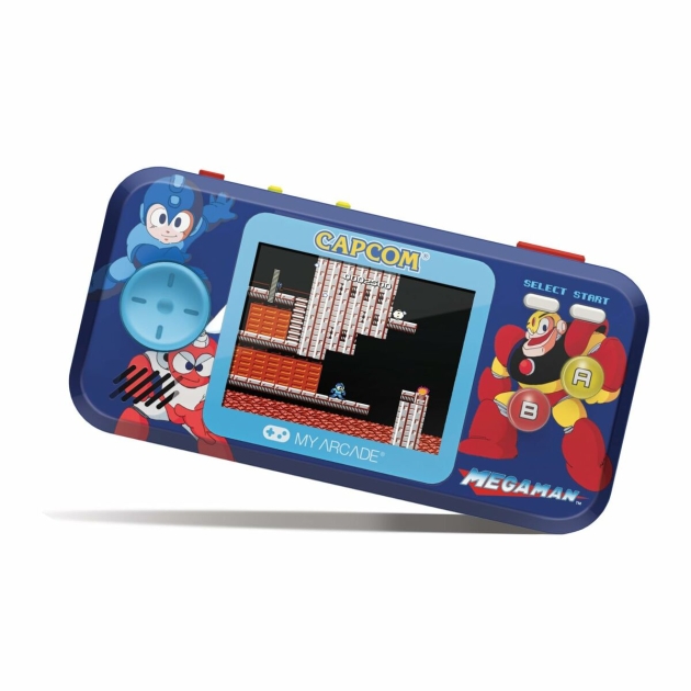 Nešiojama žaidimų konsolė My Arcade Pocket Player PRO – Megaman Retro Games Mėlyna