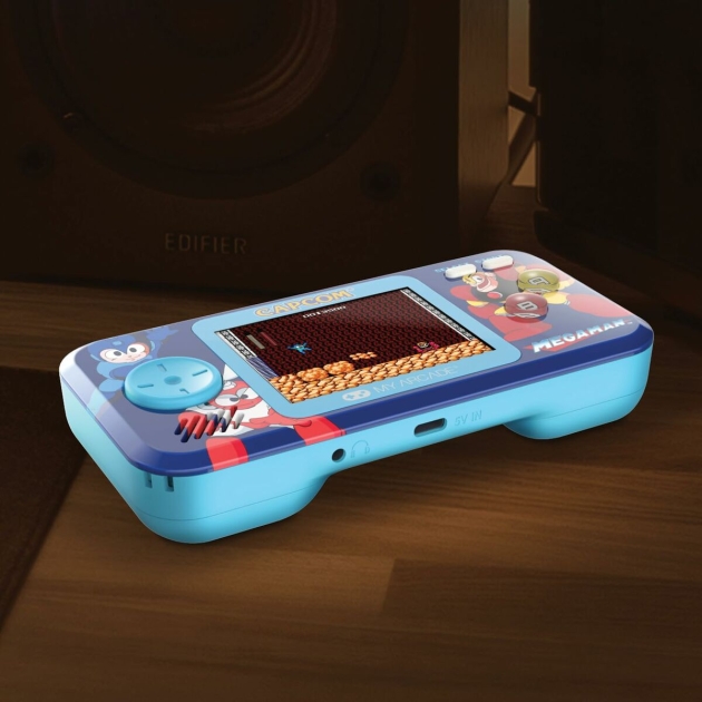 Nešiojama žaidimų konsolė My Arcade Pocket Player PRO – Megaman Retro Games Mėlyna