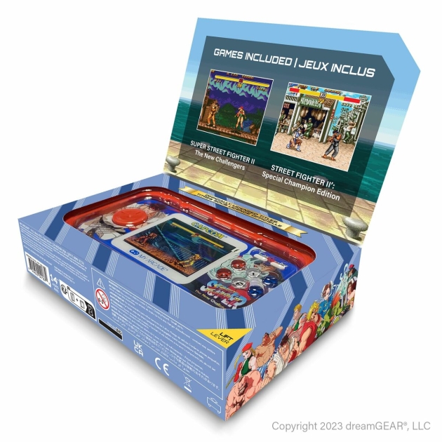 Nešiojama žaidimų konsolė My Arcade Pocket Player PRO – Super Street Fighter II Retro Games