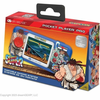 Nešiojama žaidimų konsolė My Arcade Pocket Player PRO - Super Street Fighter II Retro Games