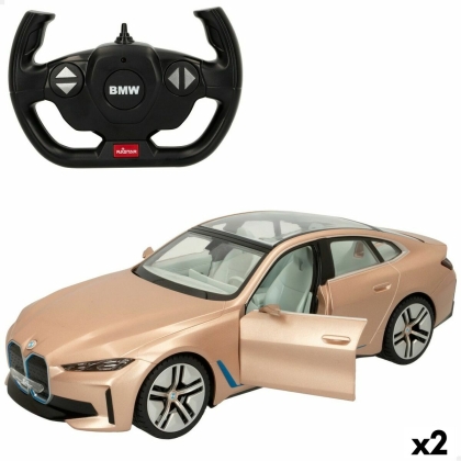 Nuotoliniu būdu valdomas automobilis BMW i4 Concept 1:14 Auksinis (2 vnt.)