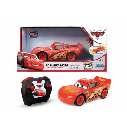 Nuotoliniu būdu valdomas automobilis Cars Turbo Racer Lightning McQueen 1:24 17 cm