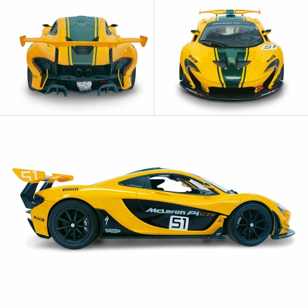 Nuotoliniu būdu valdomas automobilis Mondo McLaren P1 GTR 1:14 Geltona