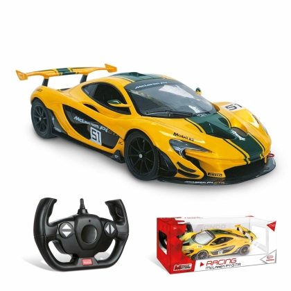 Nuotoliniu būdu valdomas automobilis Mondo McLaren P1 GTR 1:14 Geltona