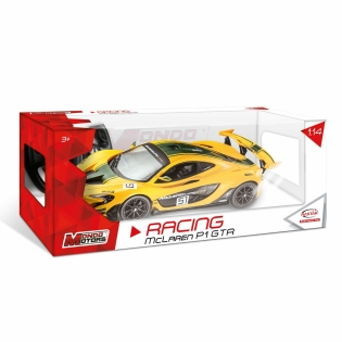 Nuotoliniu būdu valdomas automobilis Mondo McLaren P1 GTR 1:14 Geltona