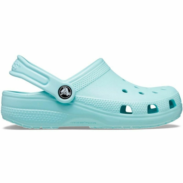 Paplūdimio šlepetės Vaikams Crocs Classic Clog T Šviesiai mėlyna