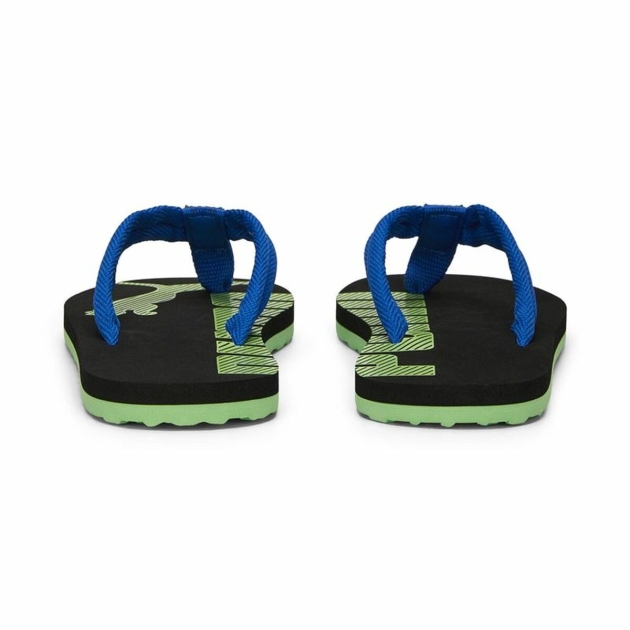 Paplūdimio šlepetės Vaikams Puma Epic Flip V2 Mėlyna Juoda