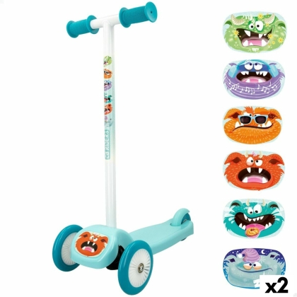 Paspirtukas Colorbaby Monsters 2 vnt.