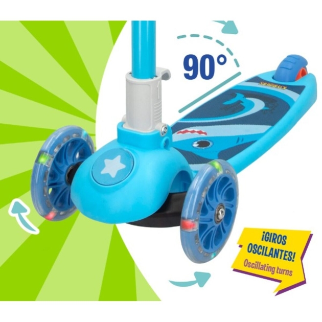 Paspirtukas K3yriders Shark 4 vnt.