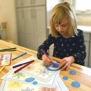 Piešimo rinkinys Spirograph Silverlit 30 Dalys