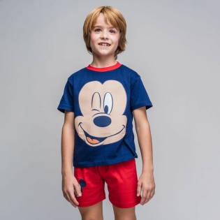 Pižama Vaikiškas Mickey Mouse Raudona