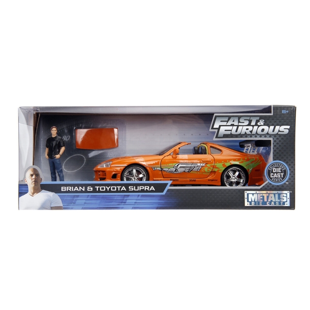 Playset Fast Furious Brian Toyota Supra 2 Dalys