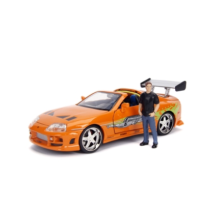 Playset Fast  Furious Brian  Toyota Supra 2 Dalys