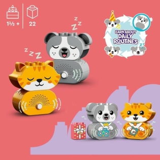 Playset Lego 10977 DUPLO My First Puppy Kitten (22 Dalys)