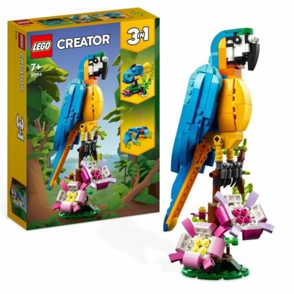 Playset Lego Creator 31136 Exotic parrot with frog and fish 3 viename 253 Dalys