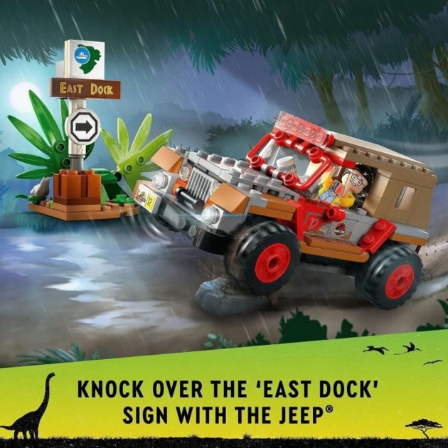 Playset Lego Jurassic Park 30th Anniversary 76958 Dilophosaurus Ambush 211 Dalys
