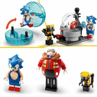 Playset Lego 76993 Sonic vs. Dr. Eggman’s Death Egg Robot Sonic