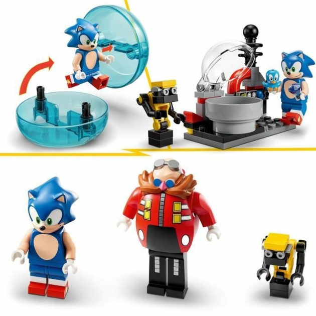 Playset Lego 76993 Sonic vs. Dr. Eggman’s Death Egg Robot Sonic