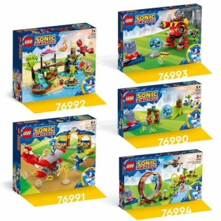 Playset Lego 76993 Sonic vs. Dr. Eggman’s Death Egg Robot Sonic