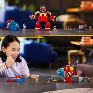 Playset Lego 76993 Sonic vs. Dr. Eggman’s Death Egg Robot Sonic