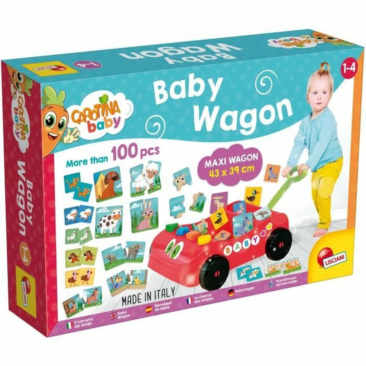 Playset Lisciani Giochi Baby wagon Playset Lisciani Giochi Baby wagon