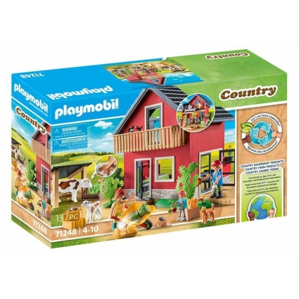 Playset Playmobil 71248 Country Furnished House with Barrow and Cow 137 Dalys