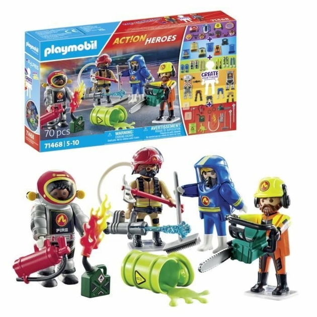 Playset Playmobil 71468 Action Heroes Plastmasinis