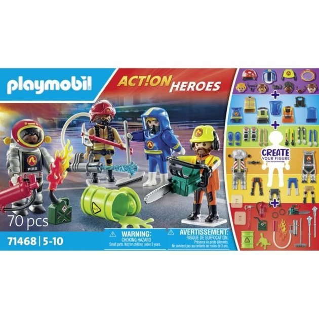 Playset Playmobil 71468 Action Heroes Plastmasinis