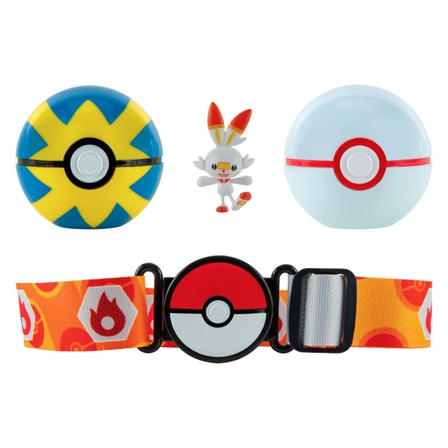 Playset Pokémon Clip Belt ‘n’ Go – Scorbunny