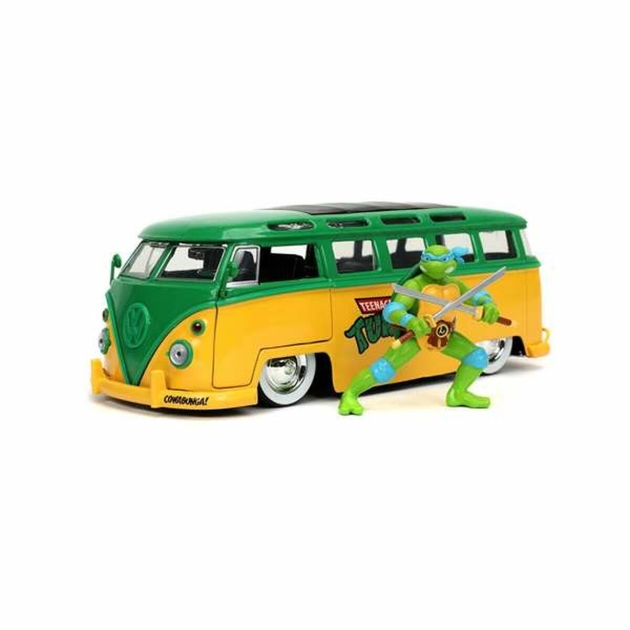 Playset Teenage Mutant Ninja Turtles Leonardo 1962 Volkswagen Bus 2 Dalys
