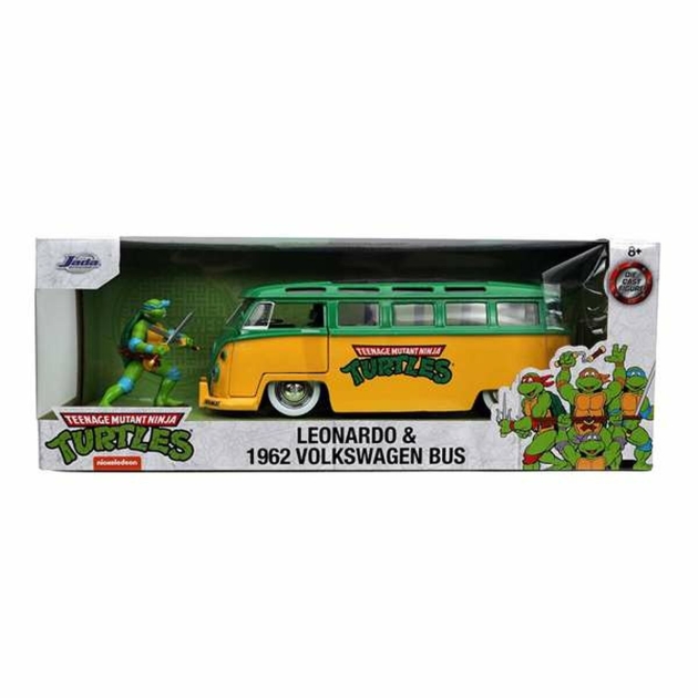 Playset Teenage Mutant Ninja Turtles Leonardo 1962 Volkswagen Bus 2 Dalys