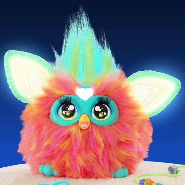 Pliušinis žaislas, leidžiantis garsus Hasbro Furby 13 x 23 x 23 cm