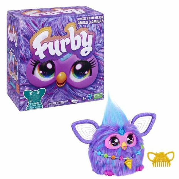 Pliušinis žaislas, leidžiantis garsus Hasbro Furby 13 x 23 x 23 cm