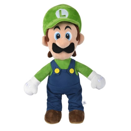 Pūkuotas žaislas Super Mario Luigi Mėlyna Žalia 50 cm