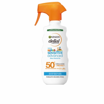 Purškiamas kremas nuo saulės vaikams Garnier Niños Sensitive Advanced SPF 50+ 270 ml