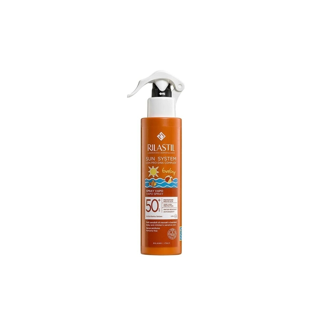 Purškiamas kremas nuo saulės vaikams Rilastil Sun System Baby SPF 50+ 200 ml