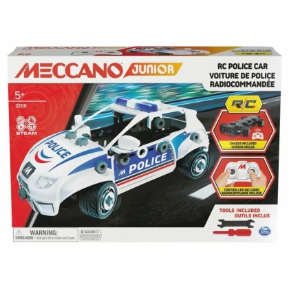 Radijo bangomis valdoma transporto priemonė Meccano Junior STEM Radijo bangomis valdoma transporto priemonė Policijos automobili