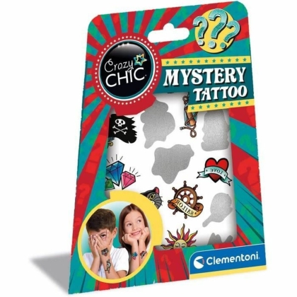 Rankinių veiksmų užduotis Clementoni 17 Temporary Mystery Tattoos