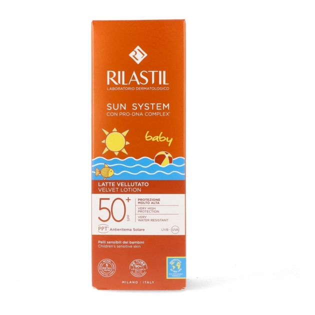 Saulės pienas vaikams Rilastil Sun System Spf 50+ (200 ml)