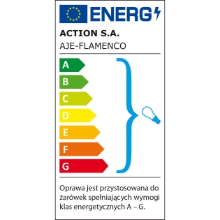 Sieninė lempa Activejet FLAMENCO
