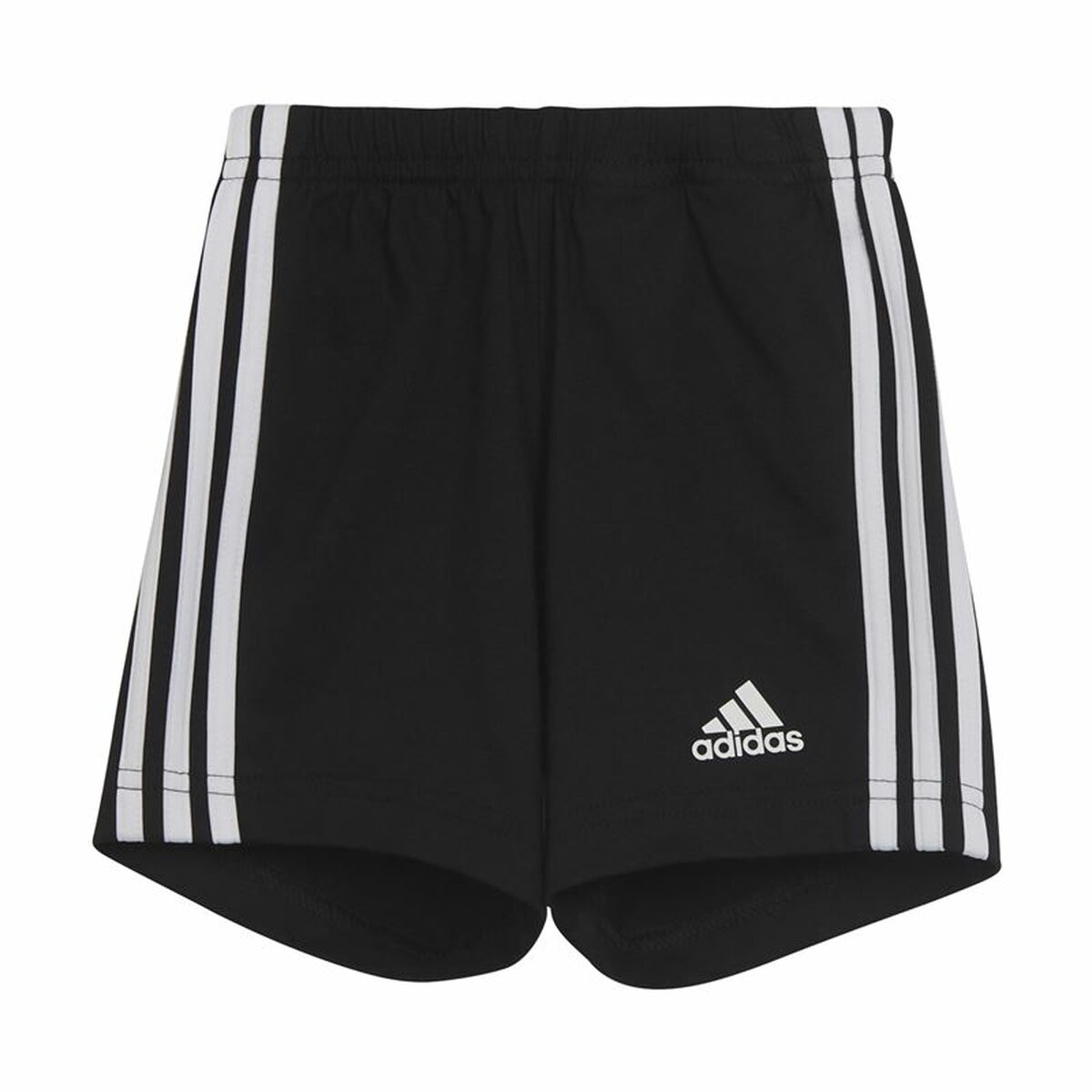 Sportinė apranga kūdikiui Adidas Three Stripes Juoda Balta Sportinė apranga kūdikiui Adidas Three Stripes Juoda Balta