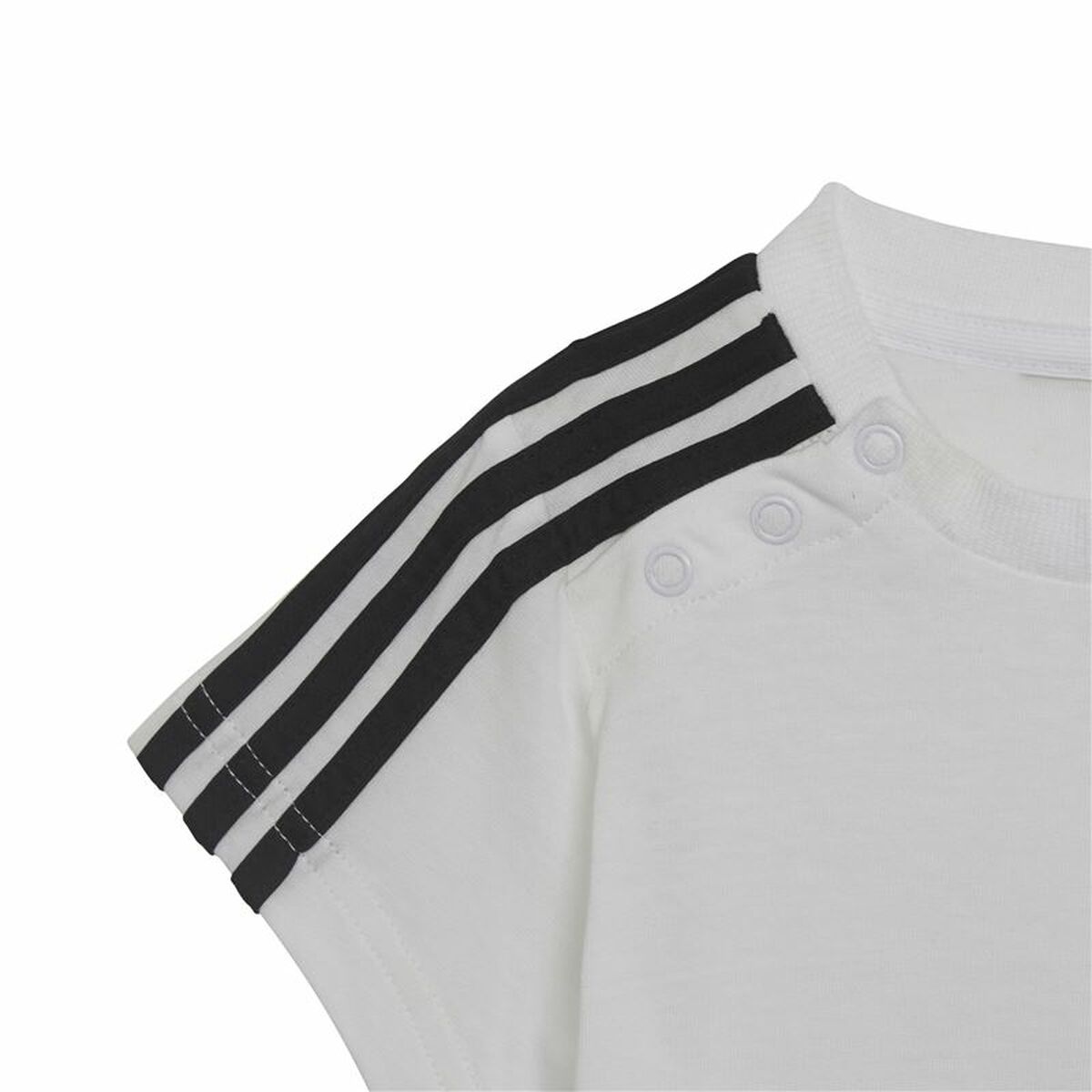 Sportinė apranga kūdikiui Adidas Three Stripes Juoda Balta Sportinė apranga kūdikiui Adidas Three Stripes Juoda Balta
