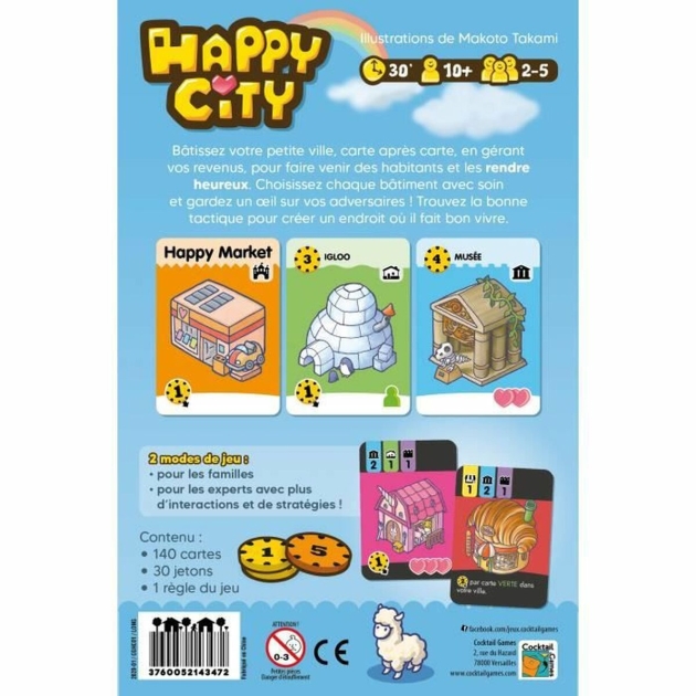 Stalo žaidimas Asmodee Happy City (FR)