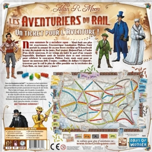 Stalo žaidimas Asmodee The Adventurers of Rail USA (FR)