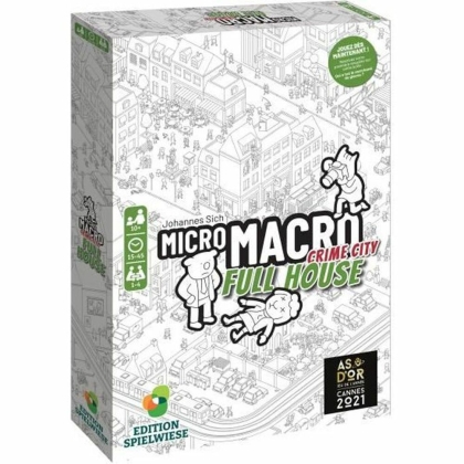 Stalo žaidimas BKR Bunker Micro Macro 2 Crime City - Full House