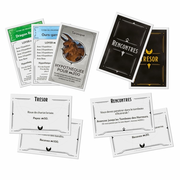 Stalo žaidimas Monopoly Dungeons Dragons (FR)