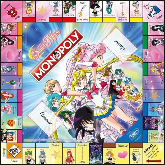 Stalo žaidimas Monopoly Sailor Moon (Prancūzų)