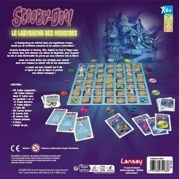 Stalo žaidimas Scooby Doo Le Labyrinthe des Monstres (FR)