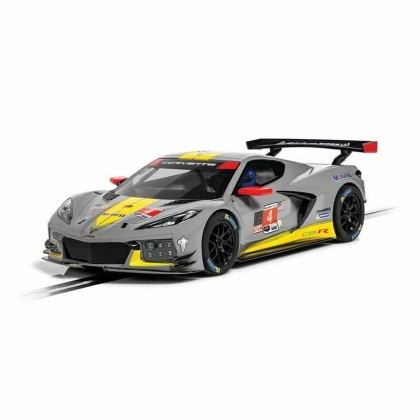 Statulėlė Scalextric Chevrolet Corvette C8R Fassler 18 x 11 x 11 cm Raudona Mėlyna