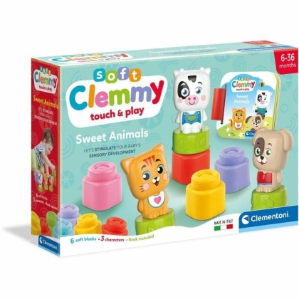 Statybos rinkinys Baby Born Cubes  animals Soft Clemmy (FR) Knyga 9 Dalys